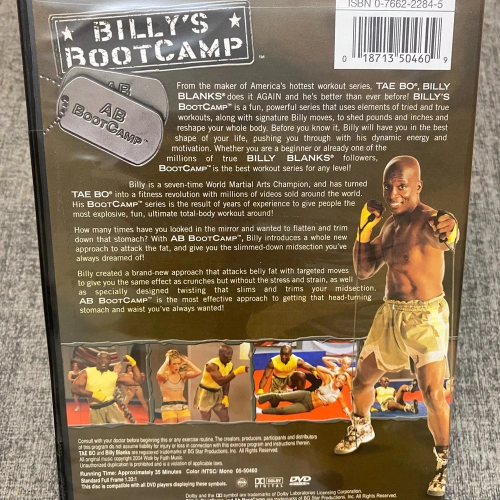 Billy's Bootcamp Fitness DVD